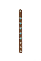MITCHELL OGILVIE | Western Bracelet Turquoise Studs | Brown