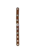 MITCHELL OGILVIE | Western Bracelet Turquoise & Silver Studs | Brown