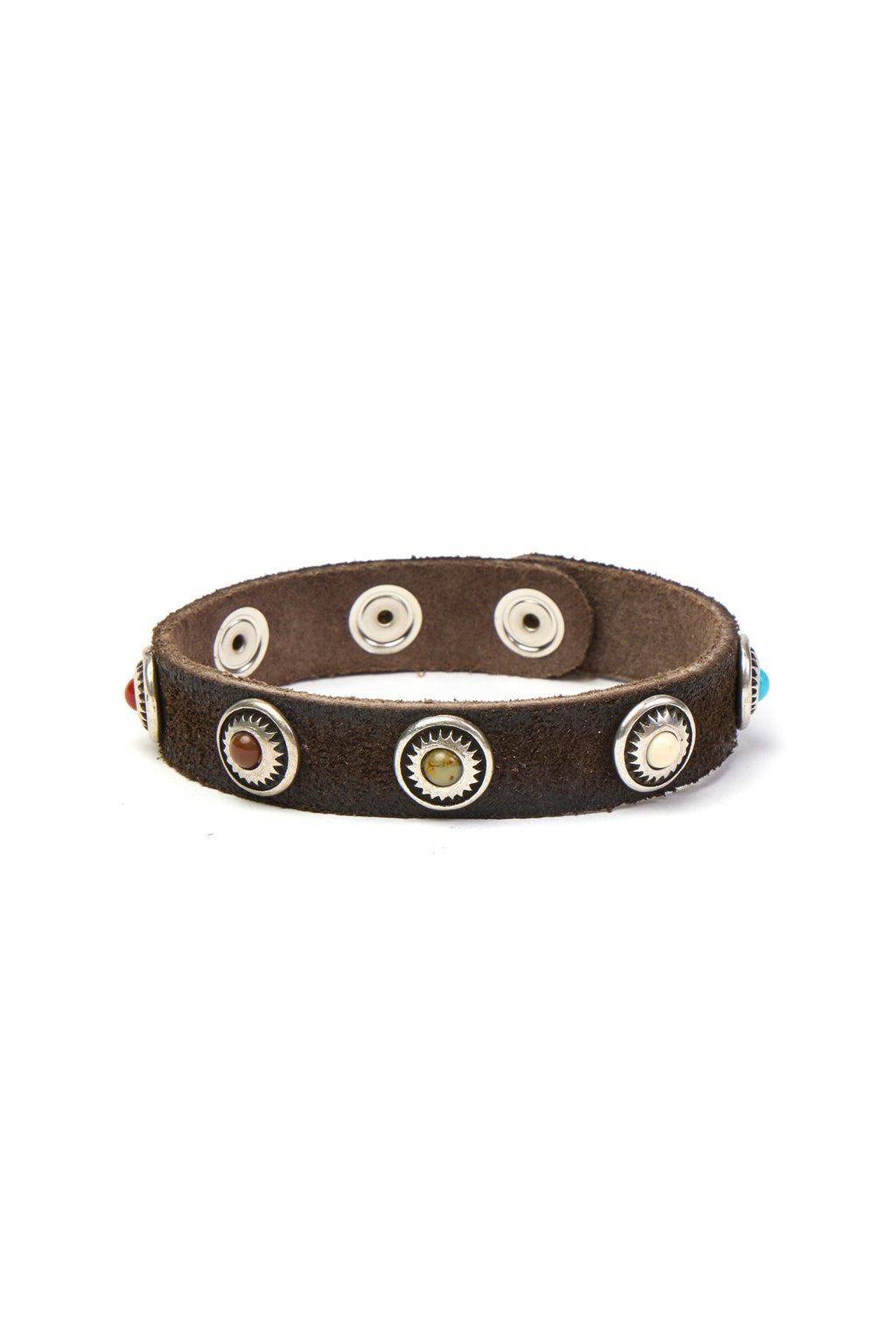 MITCHELL OGILVIE | Western Bracelet Coloured Stones | Dark Brown