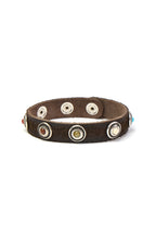 MITCHELL OGILVIE | Western Bracelet Coloured Stones | Dark Brown