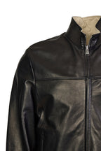 CANALI | Reversible Leather Jacket | Sand