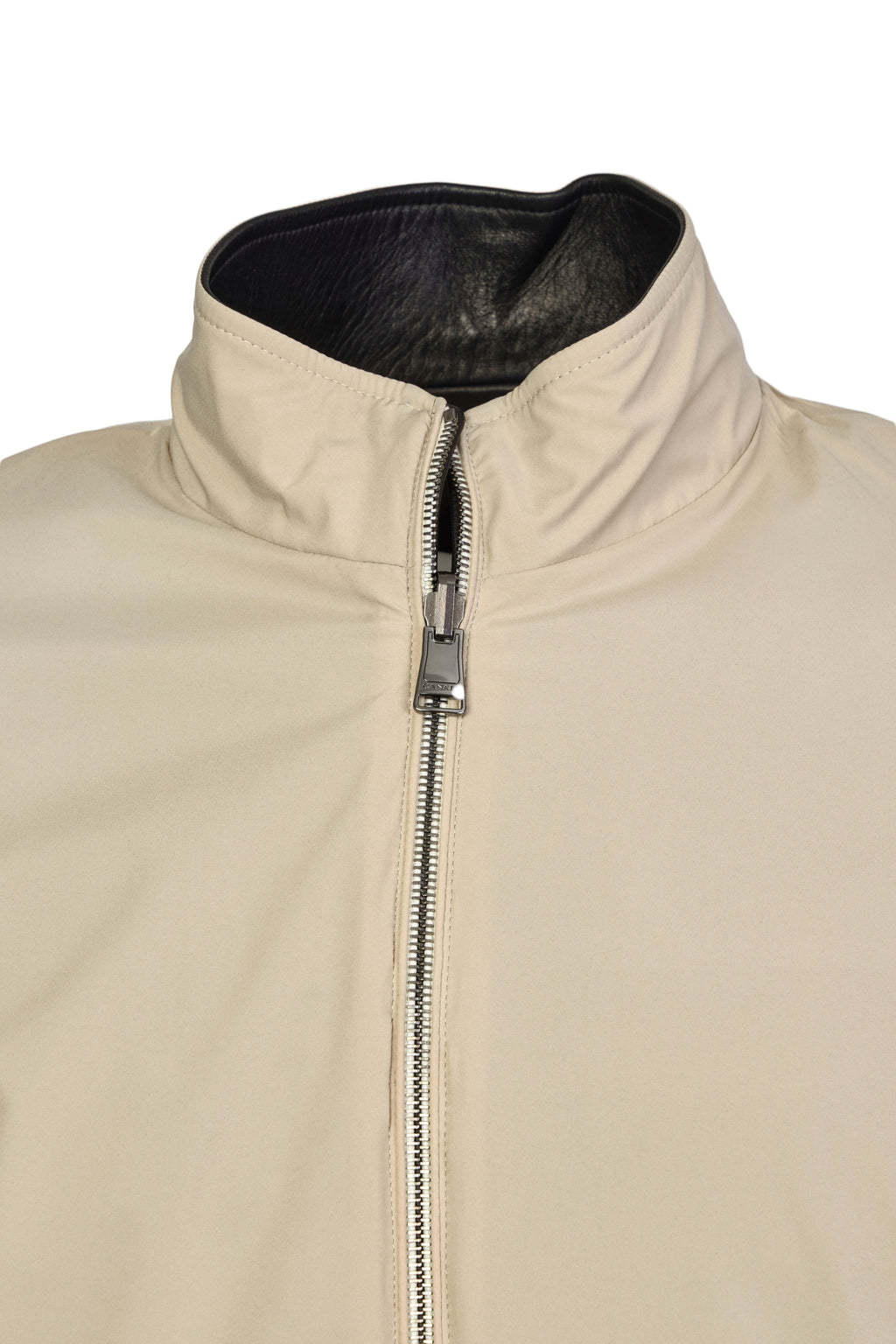 CANALI | Reversible Leather Jacket | Sand