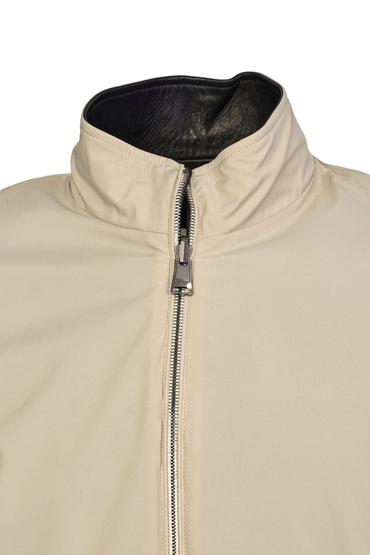 CANALI | Reversible Leather Jacket | Sand