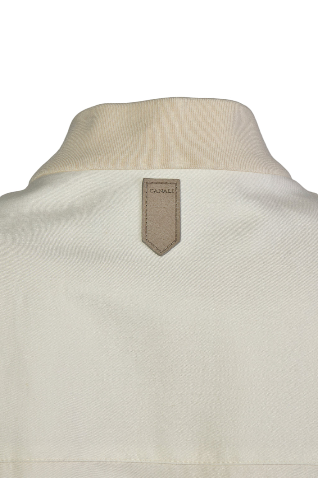 CANALI | Reversible Linen & Silk Jacket | Off-White