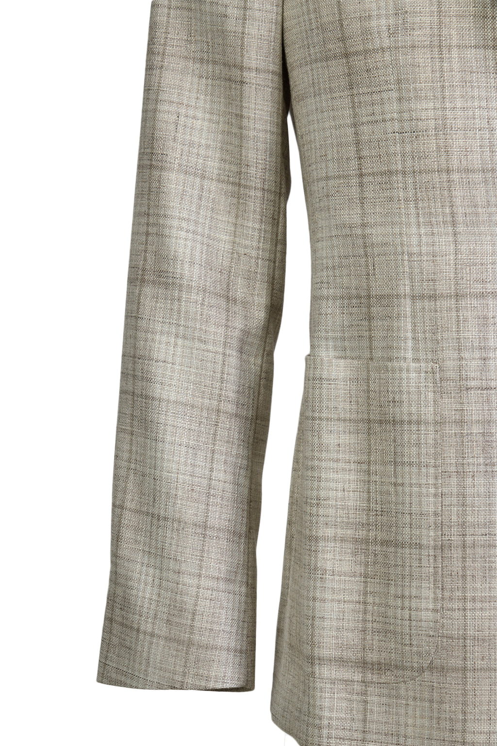 CANALI | Multi-Tone Brown Check Jacket | Beige