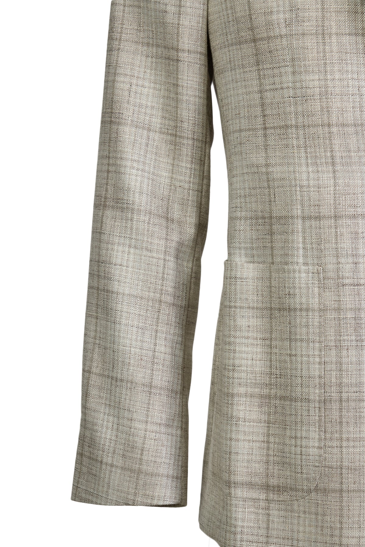 CANALI | Multi-Tone Brown Check Jacket | Beige