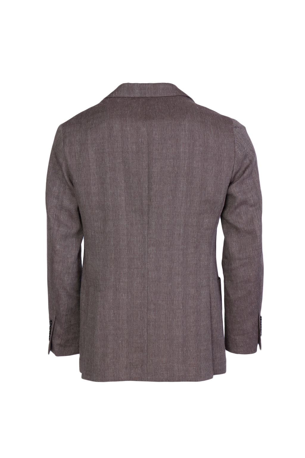 BRUNELLO CUCINELLI | Double Breast Herringbone Jacket | Brown