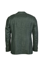 CANALI | Drop 7 Wool Blend Jacket | Forest Green