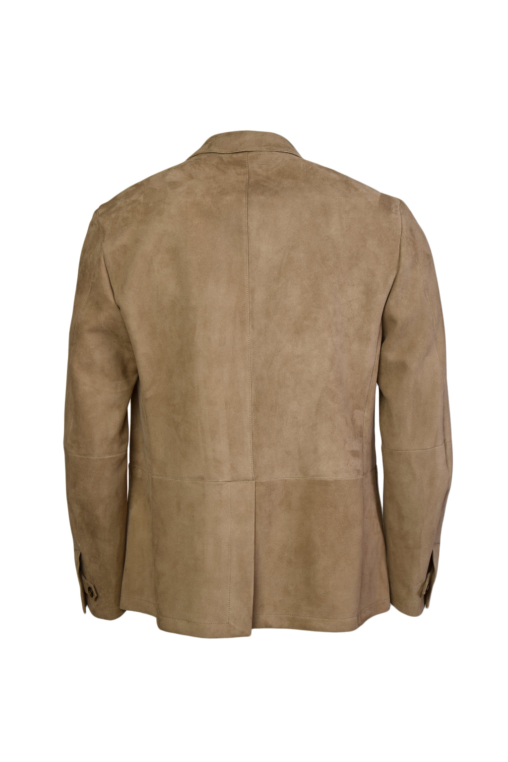 CANALI | Unlined Suede Blazer | Sand