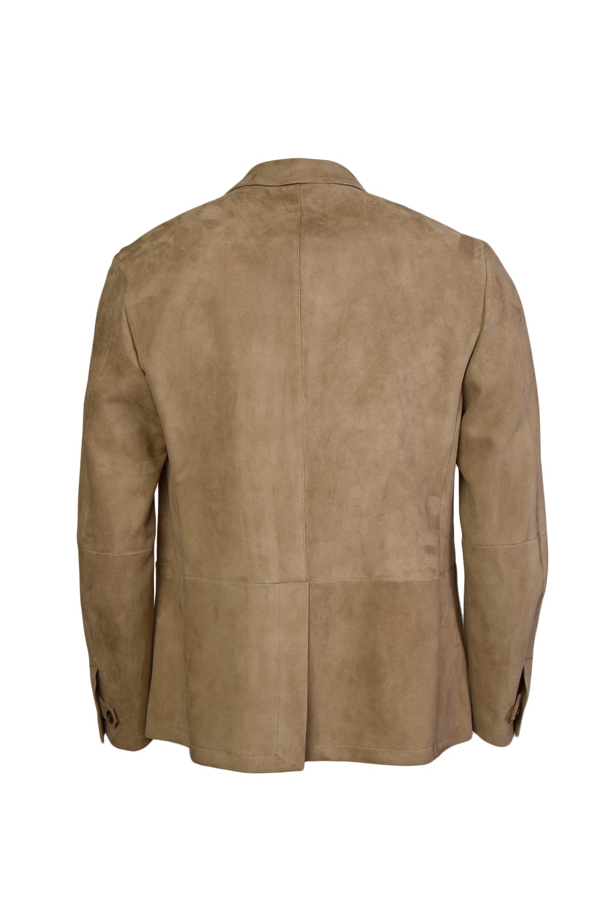 CANALI | Unlined Suede Blazer | Sand