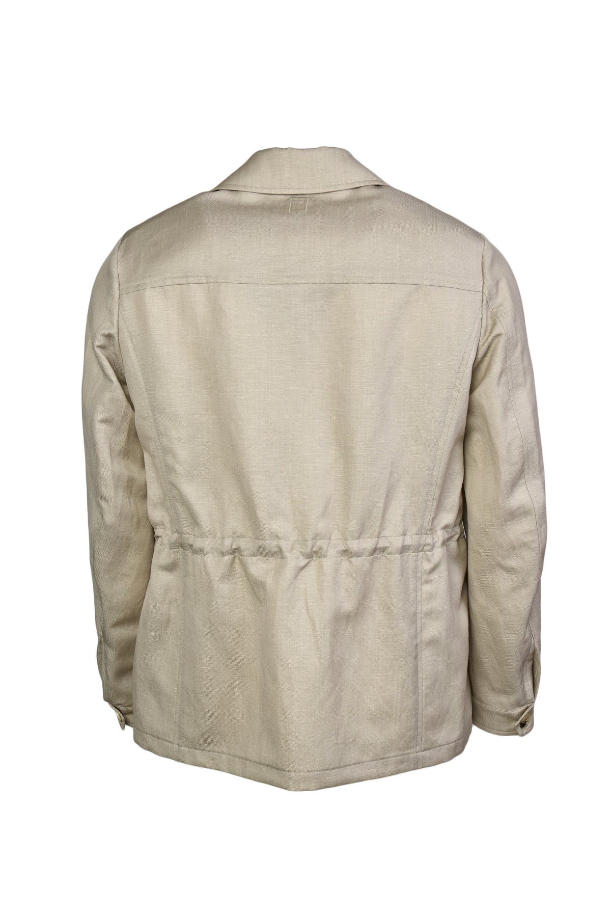 CANALI | 4 Button Safari Jacket | Beige