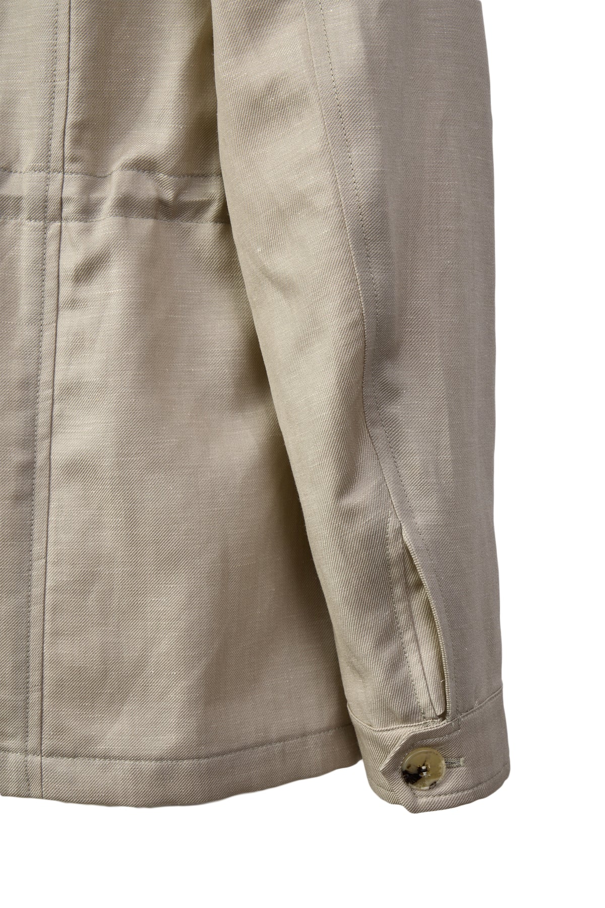 CANALI | 4 Button Safari Jacket | Beige