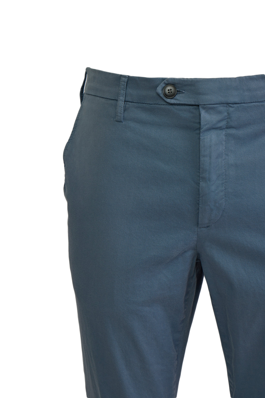 CANALI | Slim Leg Stretch Chino | Dusty Blue