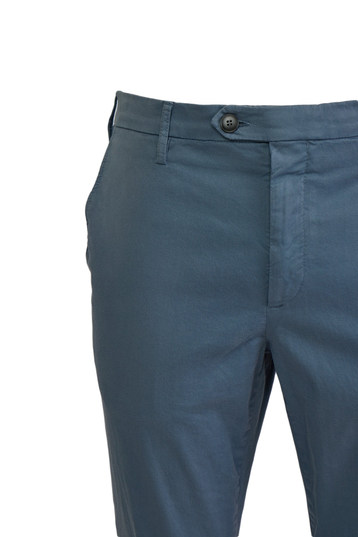 CANALI | Slim Leg Stretch Chino | Dusty Blue