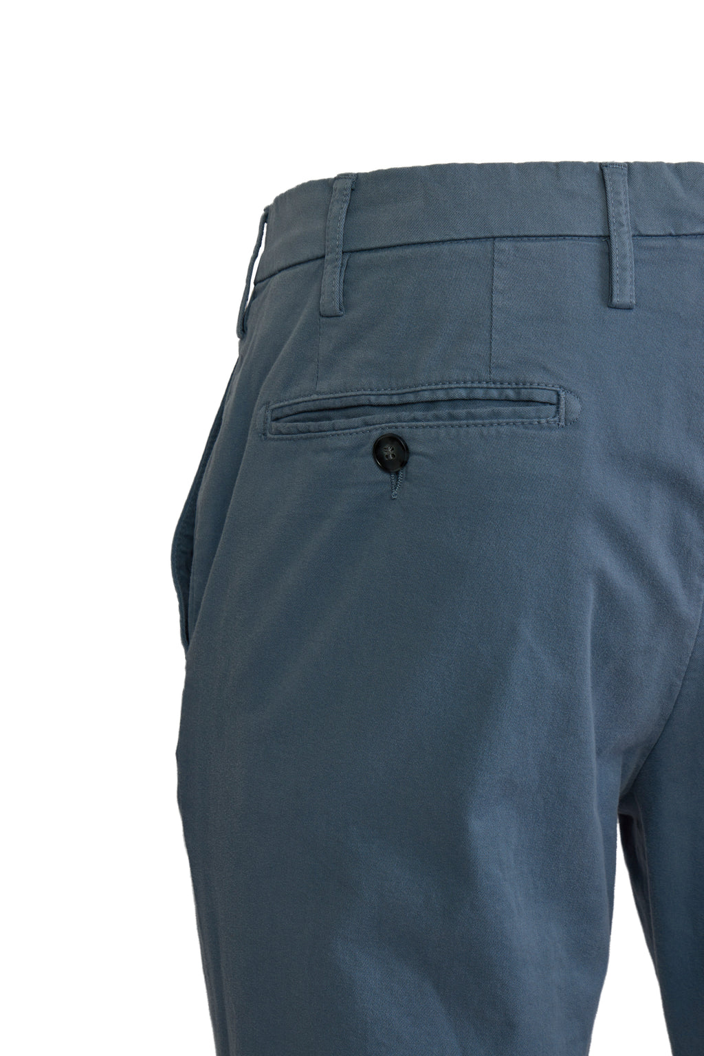 CANALI | Slim Leg Stretch Chino | Dusty Blue