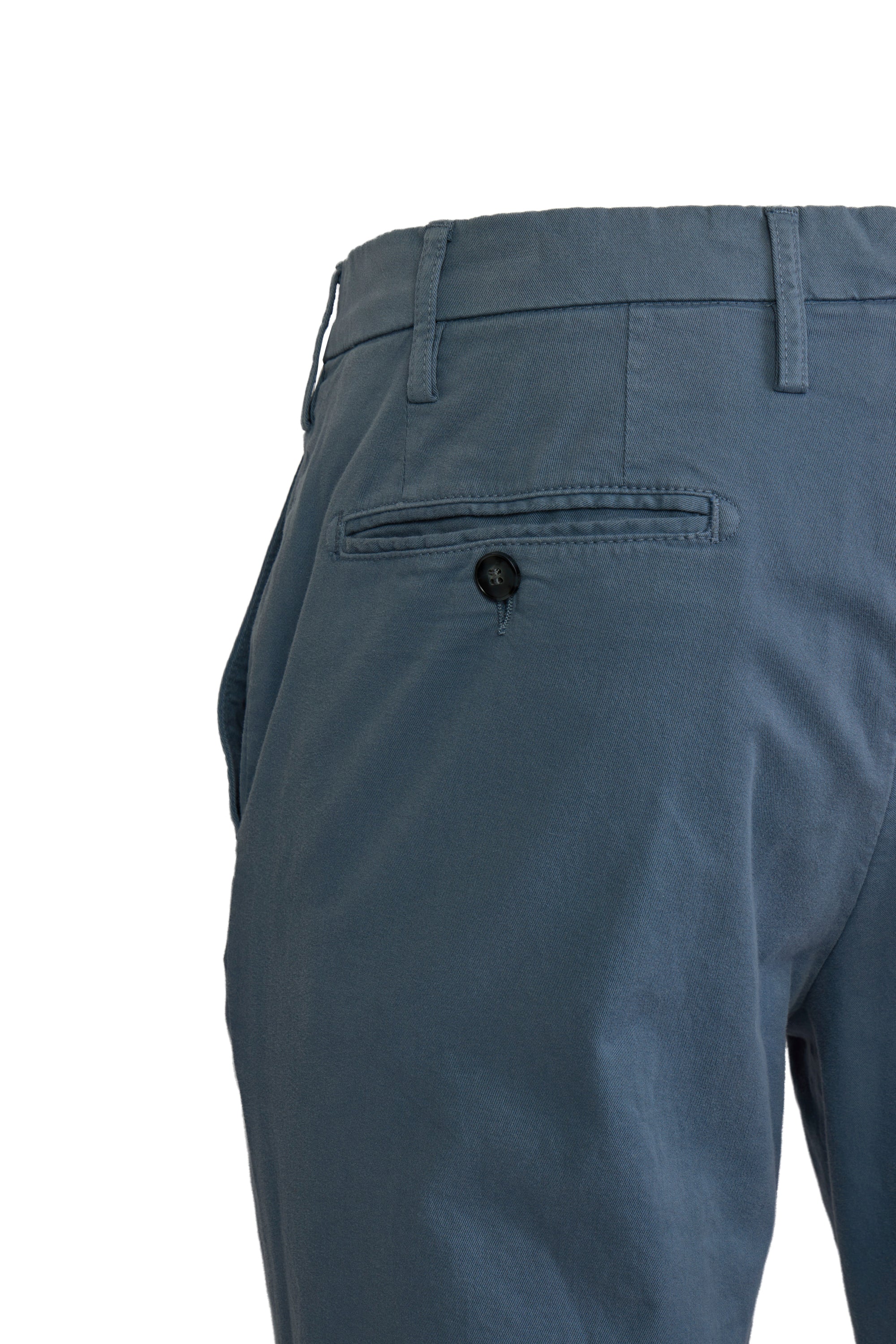 CANALI | Slim Leg Stretch Chino | Dusty Blue