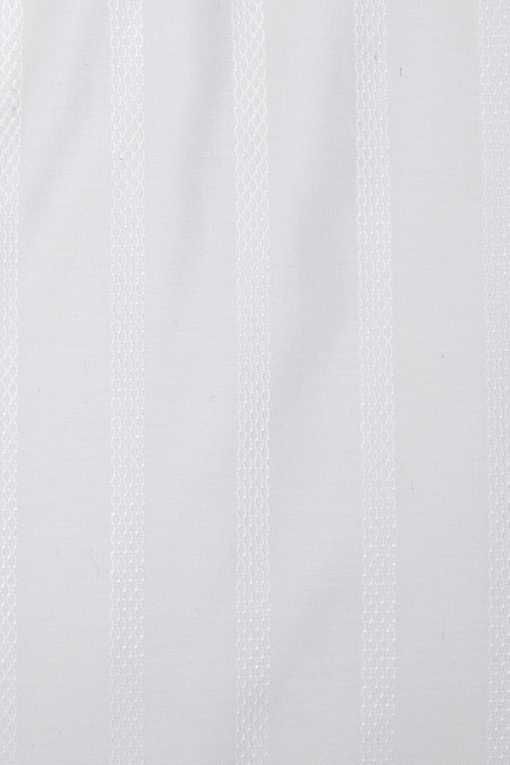 CANALI | Embroidered Stripe Dinner Shirt | White