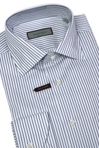 CANALI | Striped Shirt | Navy & White