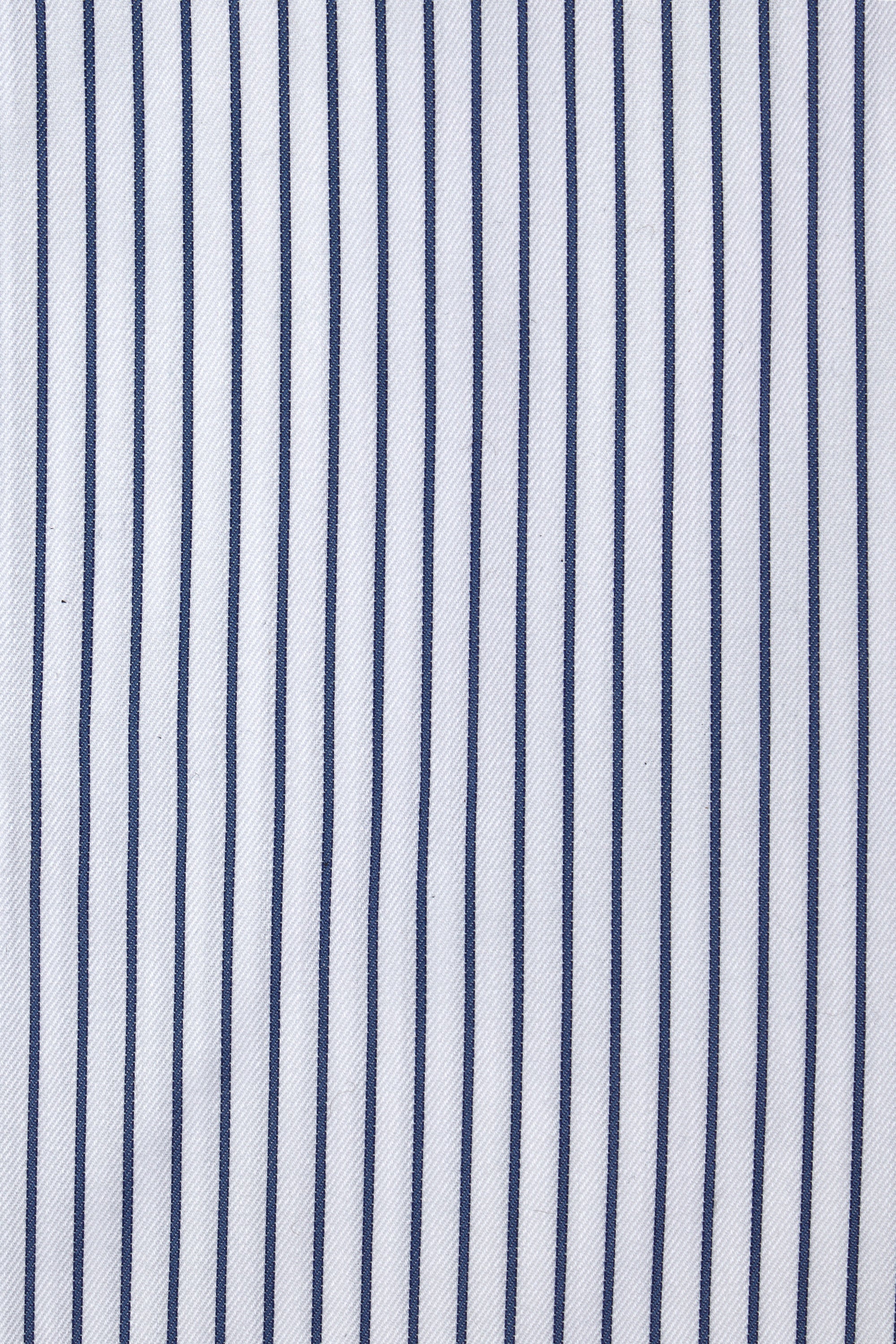 CANALI | Striped Shirt | Navy & White