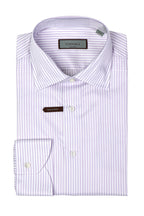CANALI | Striped Shirt | Lilac & White