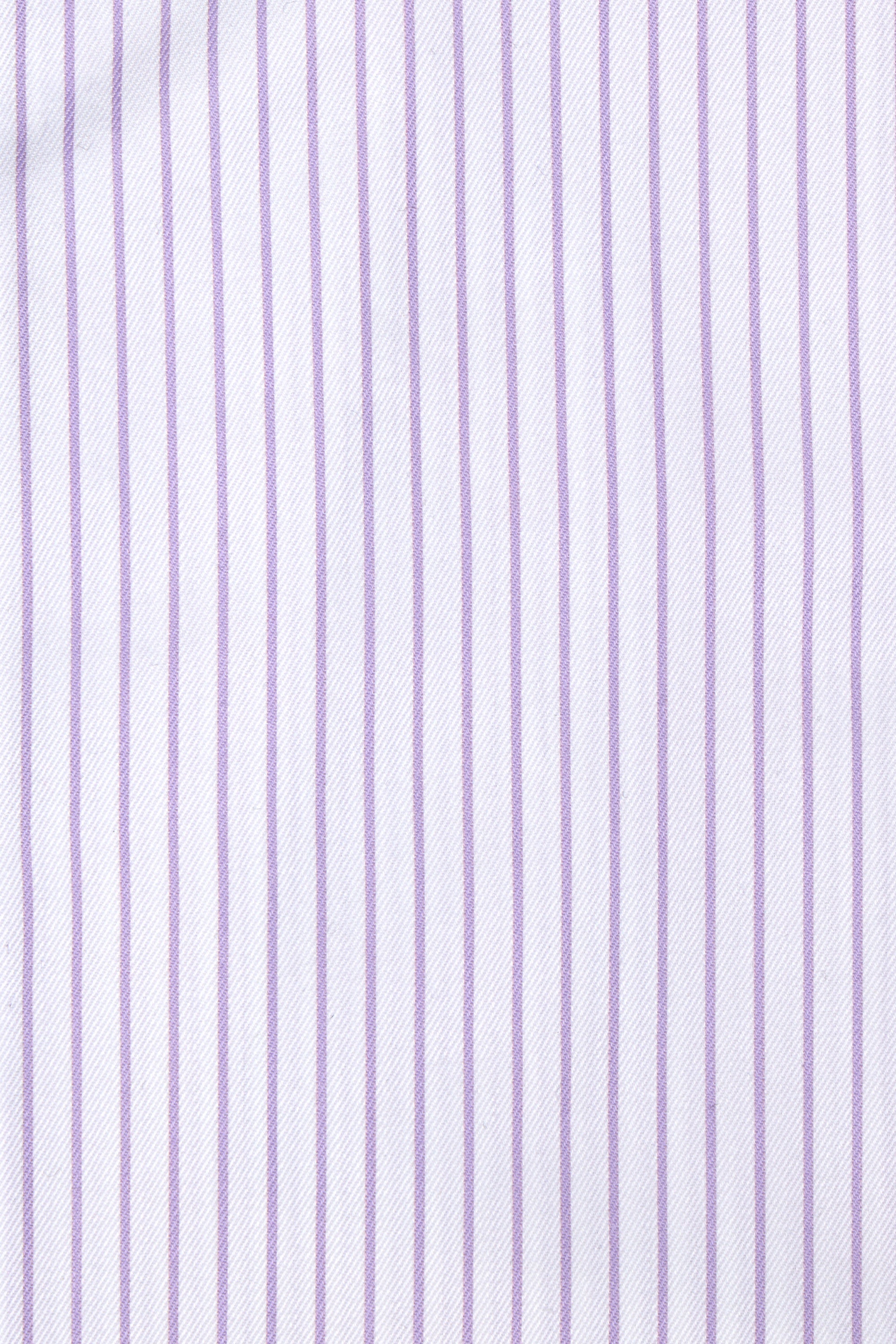 CANALI | Striped Shirt | Lilac & White