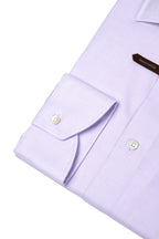 CANALI | Textured Cotton Shirt | Purple