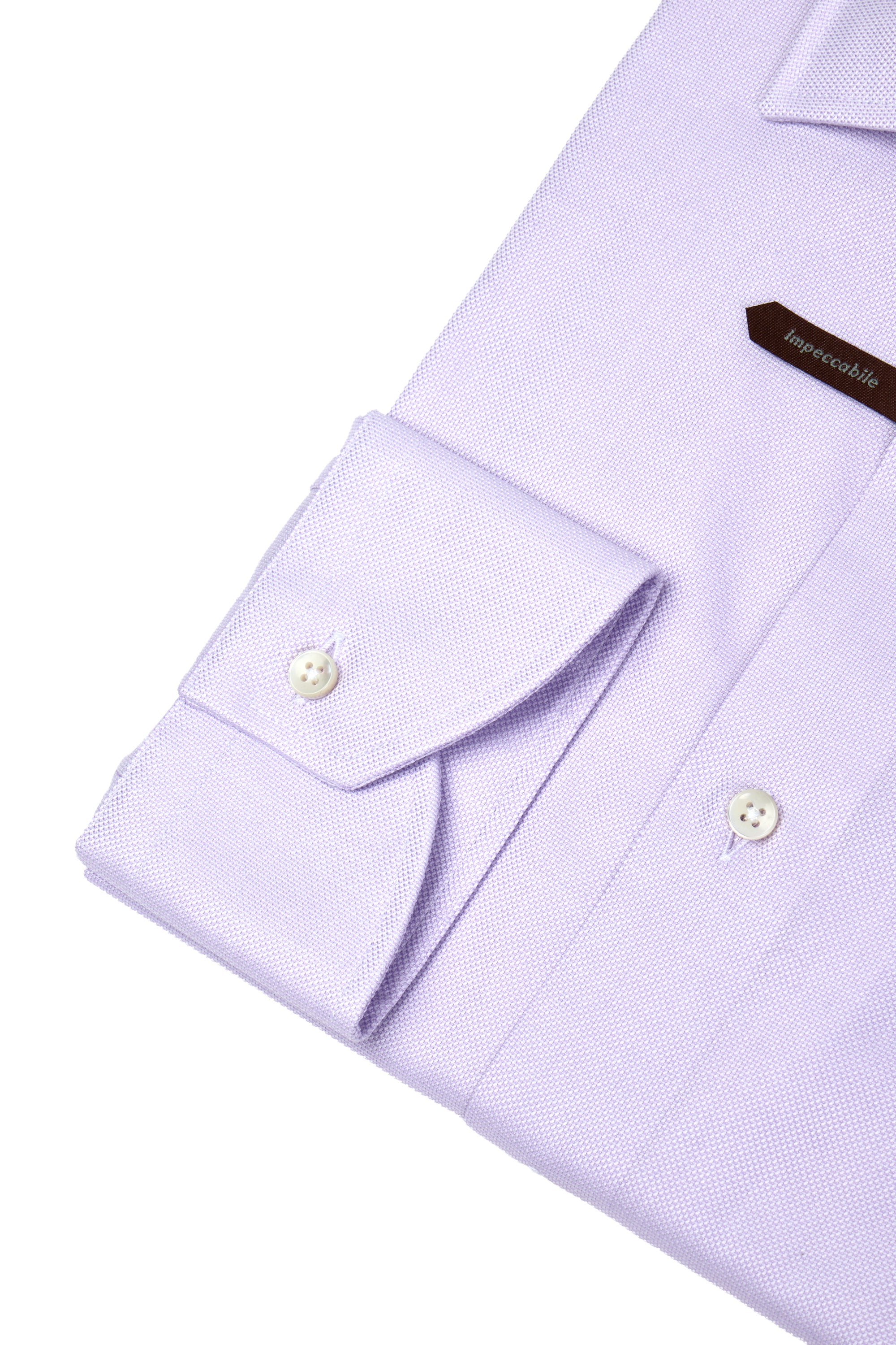 CANALI | Textured Cotton Shirt | Purple