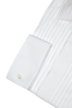 CANALI | Pleated Dinner Shirt | White