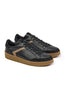 CANALI | Sneaker With Brown Trim | Black