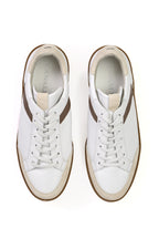 CANALI | Sneaker With Brown Trim | White