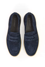 CANALI | Suede Loafer | Navy
