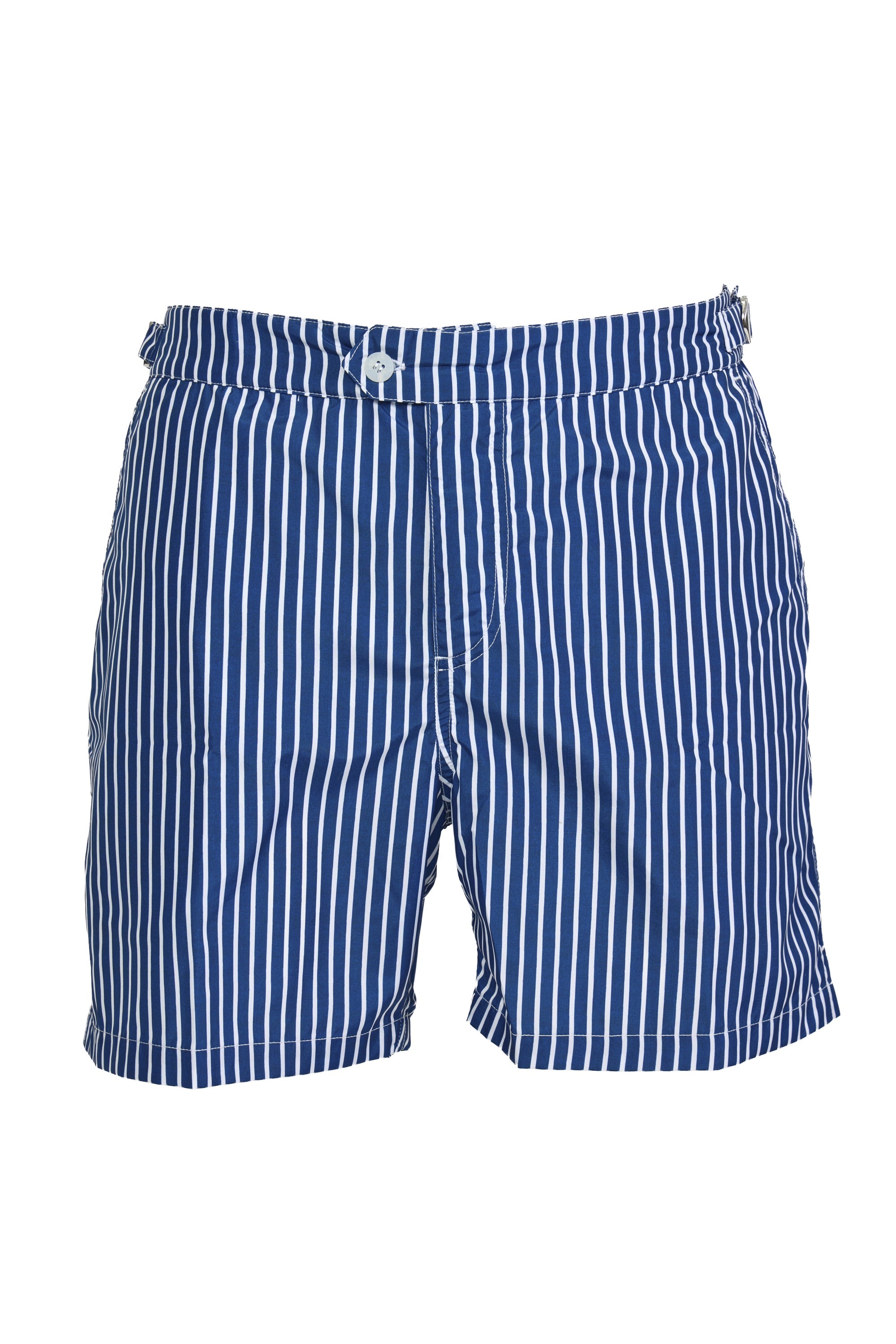 FEDELI | Daniel Striped Swim Shorts | Navy
