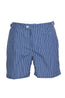 FEDELI | Daniel Striped Swim Shorts | Navy
