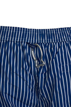 FEDELI | Daniel Striped Swim Shorts | Navy