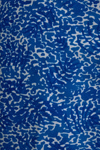 FEDELI | Daniel Splash & Palms Swim Shorts | Mid-Blue