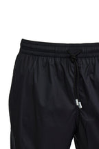 FEDELI | Madeira Plain Swim Shorts | Black