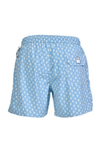 FEDELI | Madeira Tiny Octopus Swim Shorts | Pale Blue