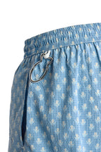 FEDELI | Madeira Tiny Octopus Swim Shorts | Pale Blue