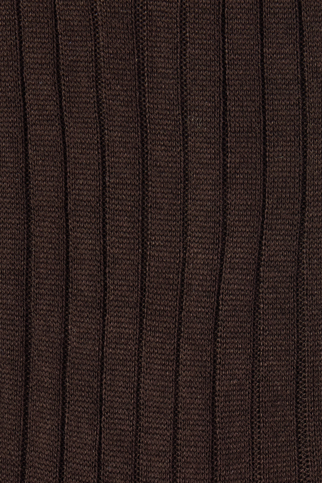 CANALI | Ribbed Cotton Socks | Dark Brown