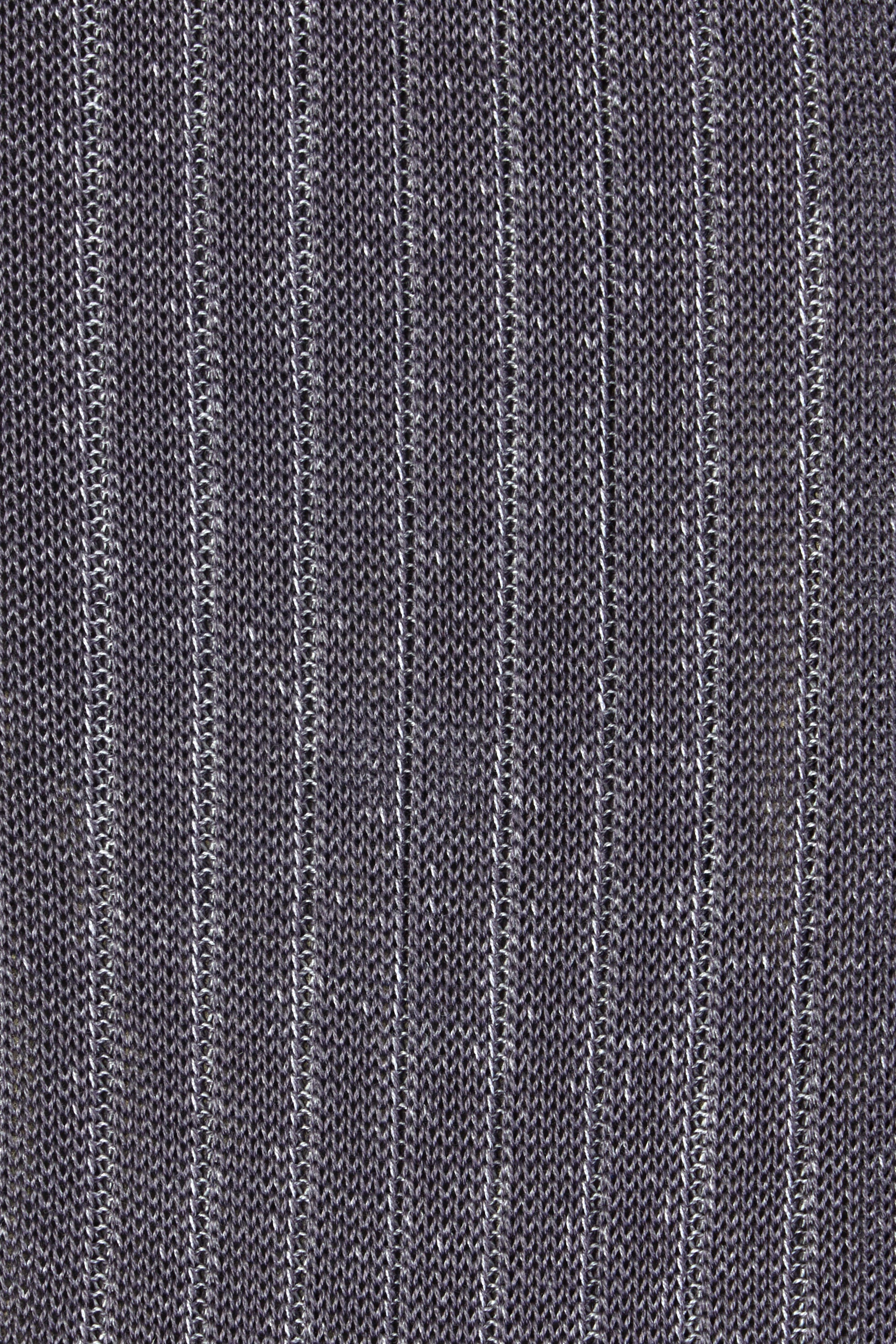 CANALI | Ribbed Two-Tone Socks | Light Grey