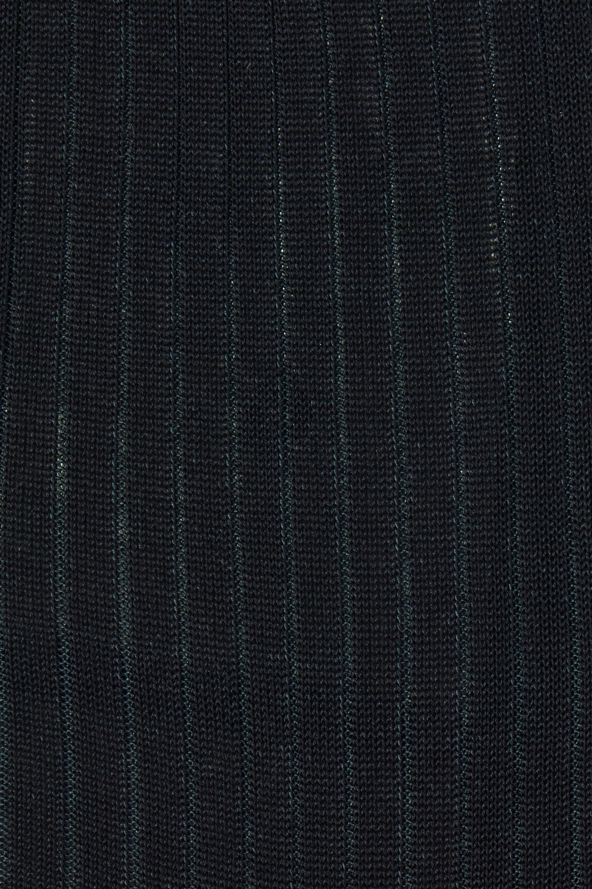 CANALI | Ribbed Two-Tone Socks | Black