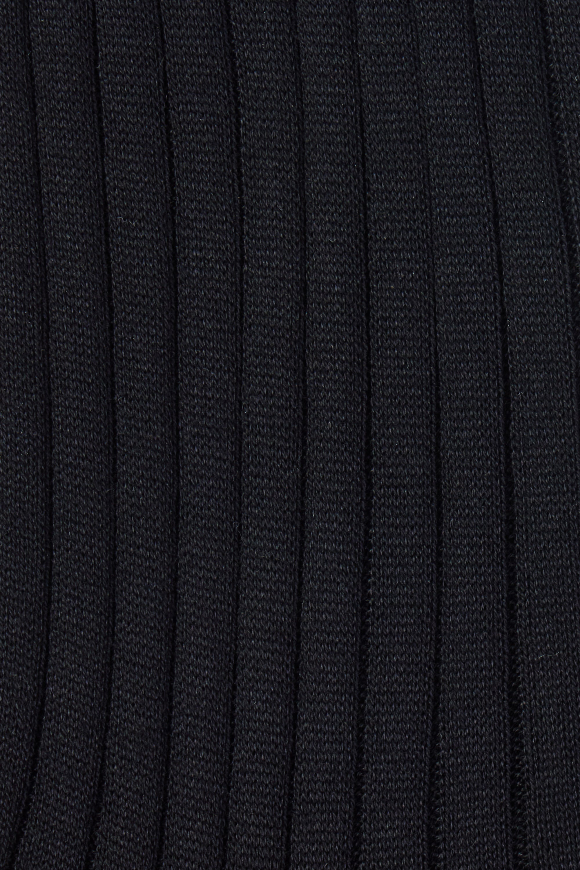 CANALI | Ribbed Cotton Socks | Black