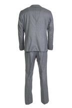 CANALI | Flannel Stripe Suit | Grey & Brown