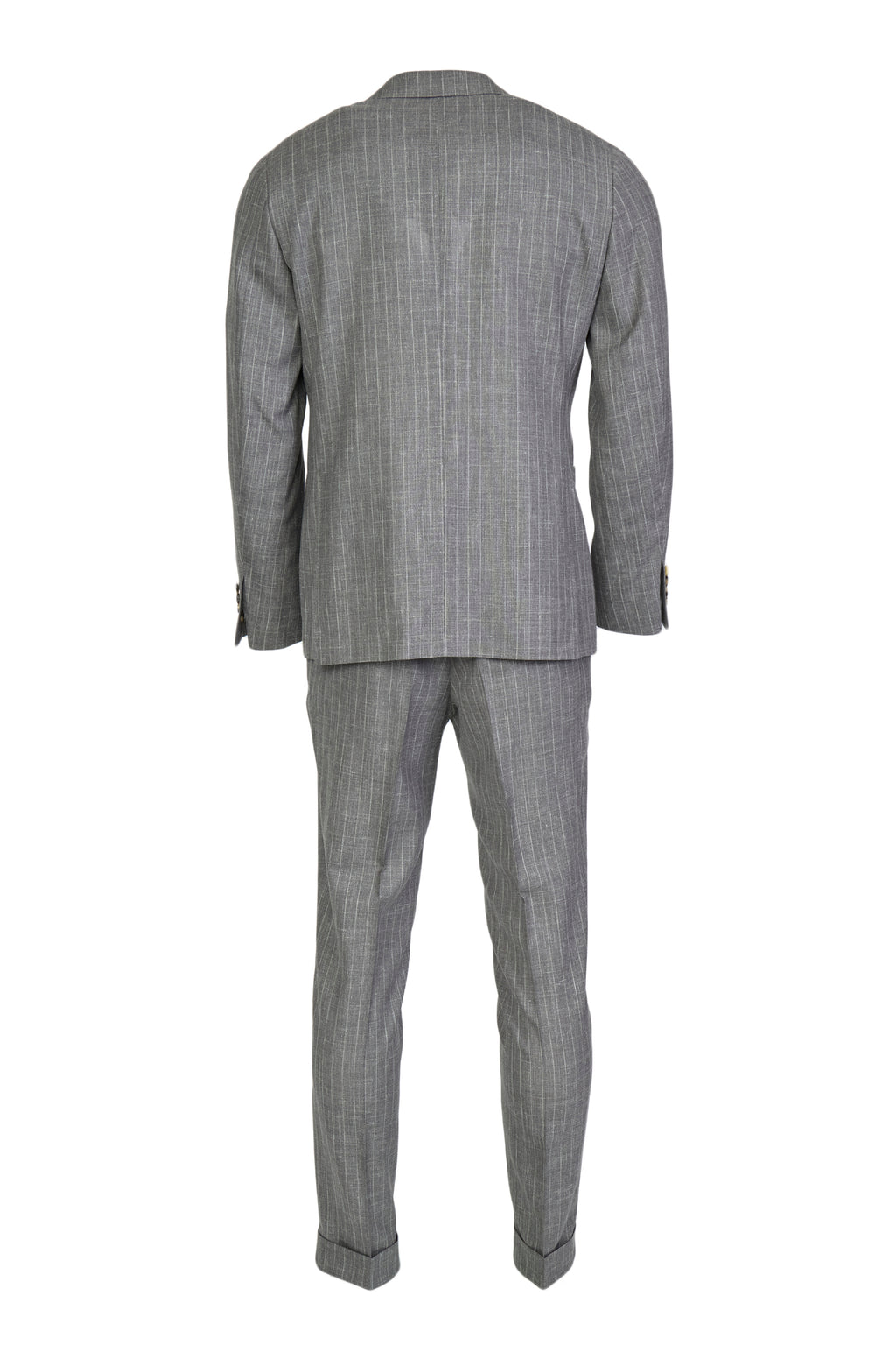 CANALI | Pinstripe Travel Suit | Grey