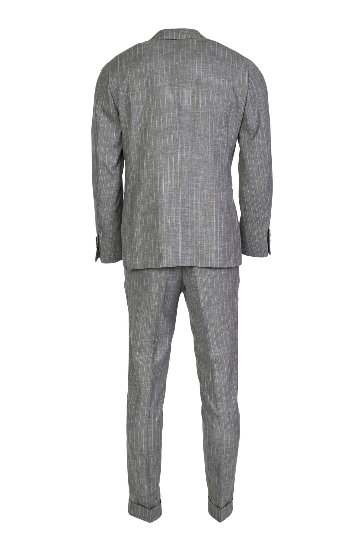 CANALI | Pinstripe Travel Suit | Grey