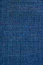 CANALI | Subtle Brown Check Suit | Mid-Blue