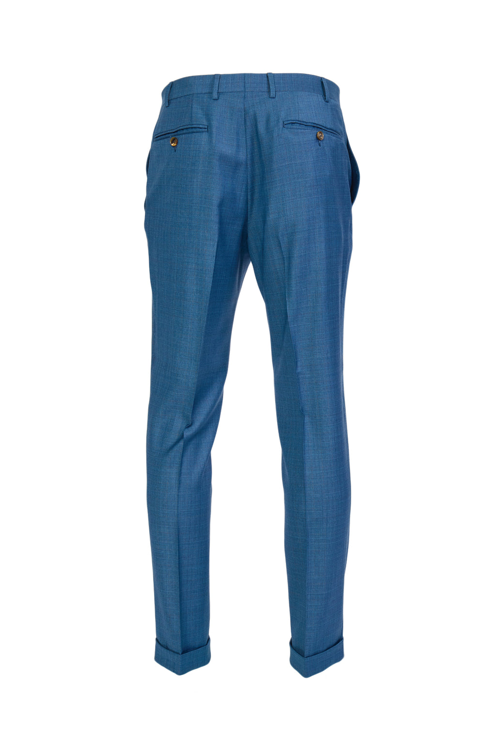 CANALI | Subtle Brown Check Suit | Mid-Blue