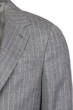 CANALI | Pinstripe Travel Suit | Grey