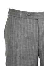 CANALI | Pinstripe Travel Suit | Grey
