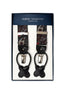 ALBERT THURSTON | Large Paisley 2-In-1 Braces | Black & Red